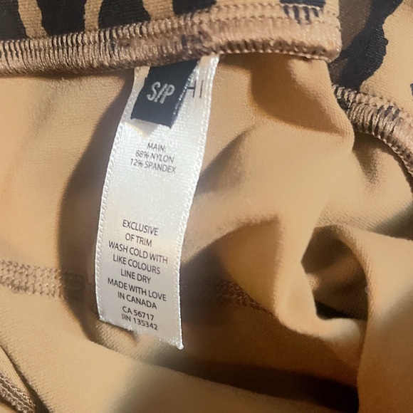 NWT Michi Leopard Print high waist athleisure comfortable Stretch Leggings S - Picture 4 of 4